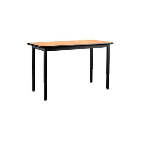 National Public Seating Interion Utility Table 48 x 24 Oak 695746OK